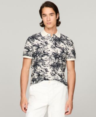 Tommy Hilfiger - Men's Big & Tall Printed Short-Sleeve Polo Shirt