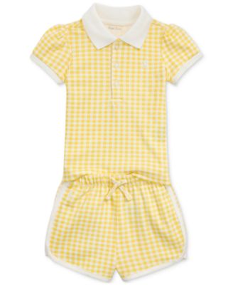Polo Ralph Lauren - Baby Gingham Polo Shirt & Shorts Set