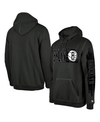 New Era - Men's Brooklyn Nets Charcoal Tip-Off Collection Pullover Hoodie