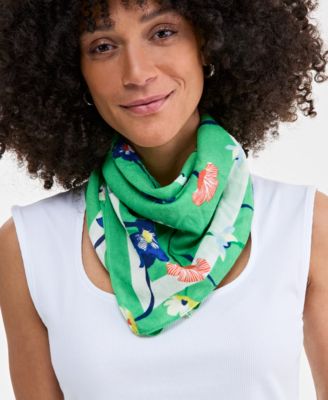 On 34th - Bouquet Expression Bandana Scarf