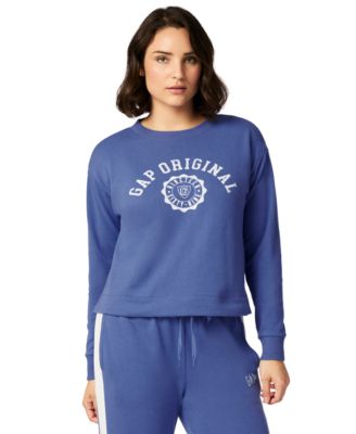 GAP - Women's French Terry Crewneck Logo Pajama Top