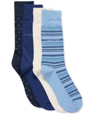 Calvin Klein - Men's Dress Crew Socks, 4-pack