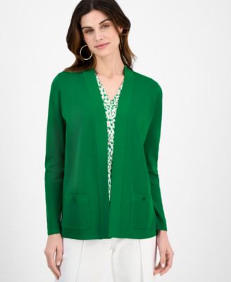 Anne Klein - Open-Front Cardigan