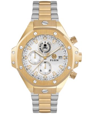 Philipp Plein - Men's Chronograph Royal Two-Tone Bracelet Watch 46mm