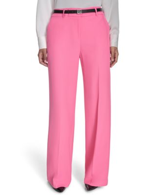 Calvin Klein - Petite Mid-Rise Wide-Leg Pants