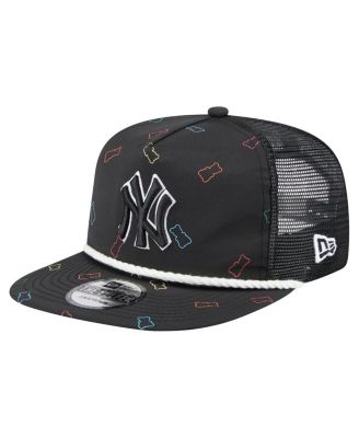 New Era - Men's Black New York Yankees Gummy Golfer Trucker Adjustable Hat