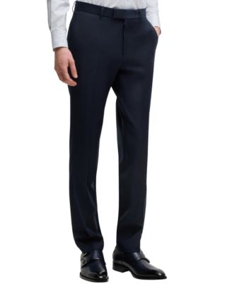 Hugo Boss - Men's Virgin Wool Slim-Fit Trousers
