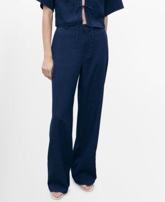 MANGO - Women's High-Waisted Soft Denim Jeans