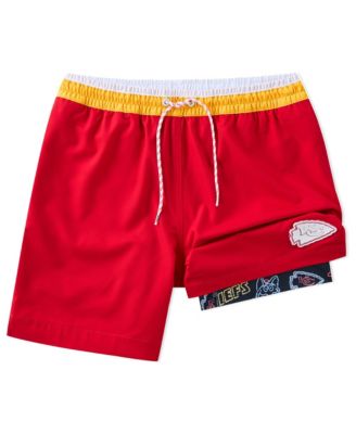 Chubbies - Men's 5.5" Red Kansas City Chiefs Lined Classic Swim Trunks