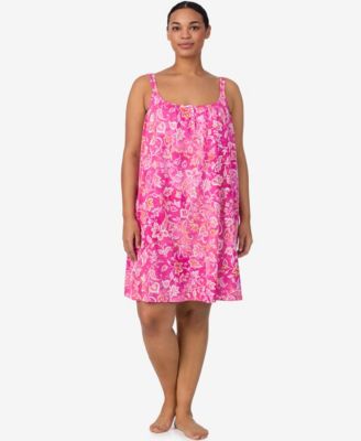 Lauren Ralph Lauren - Plus Size Double-Strap Short Nightgown