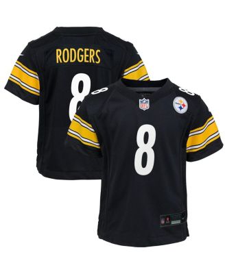 Nike - Big Boys and Girls Aaron Rodgers Black Pittsburgh Steelers Game Jersey