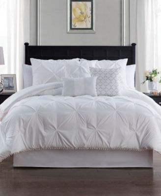 Sanders - Pom-Pom Twin 6 Piece Comforter Set