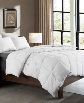 Cheer Collection - Luxury All Season White Goose Down Alternative Comforter - Full/Queen