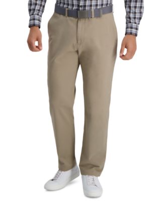 Haggar - Men's Classic-Fit Soft Chino Dress Pants