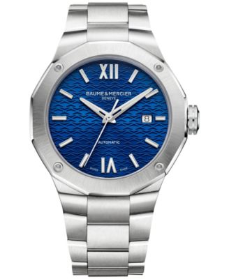 Baume & Mercier - Men's Swiss Automatic Stainless Steel Bracelet Watch 42mm