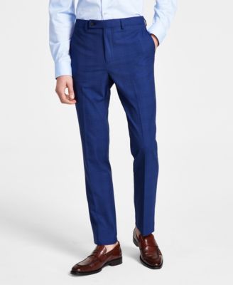 DKNY - Men's Modern-Fit Stretch Dress Pants