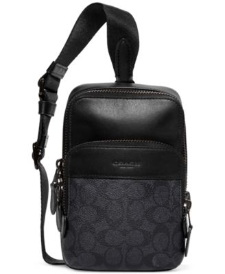 COACH - Men's Gotham Sling Signature Jacquard Bag