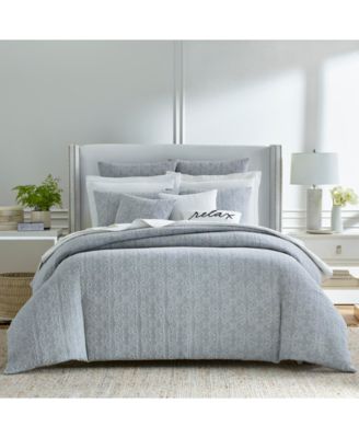 Charter Club - Woven Tile 3-Pc. Full/Queen Comforter Set
