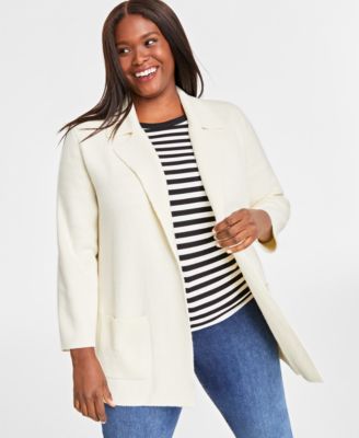 On 34th - Plus Size Sweater Blazer