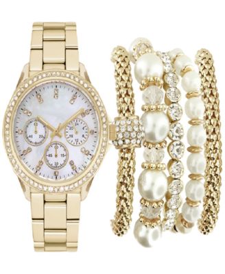Jessica Carlyle - Women's Bracelet Watch 36mm Gift Set