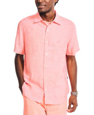 Nautica - Men's Classic-Fit Solid Linen Shirt