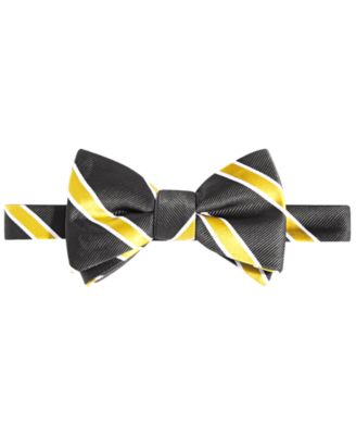 Tayion Collection - Men's Alpha Phi Alpha Stripe Bow Tie