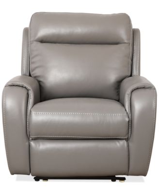 Furniture - Faux-Leather Power Recliner