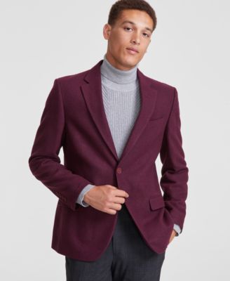 Nautica - Men's Modern-Fit Solid Sport Coat