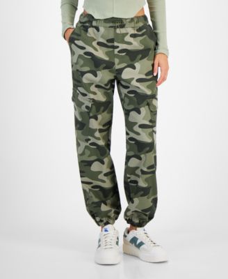 Vanilla Star - Juniors' Camouflage Cargo Jogger Pants