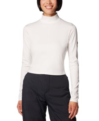 Columbia - Women's Wallowa Mock-Neck Long-Sleeve Cropped Top