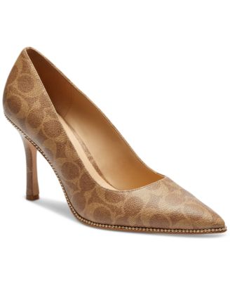 COACH - Women's Samantha Signature Pointed-Toe Pumps