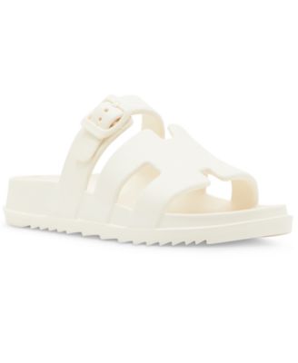 Madden Girl - Darliing Banded Footbed Slide Sandals