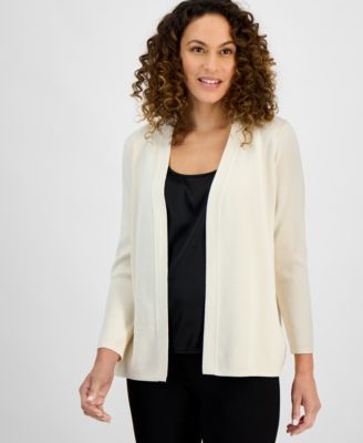 AK Anne Klein - Petite Newport Kissing Front Cardigan
