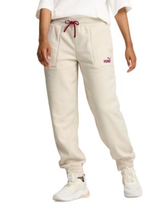 Puma - Women's Essentials Brushed Fleece Logo Joggers