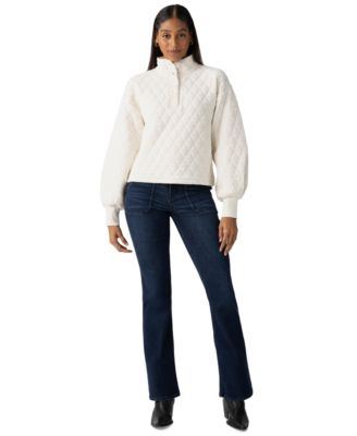 Sanctuary - Women's Quilted Popover Sweatshirt