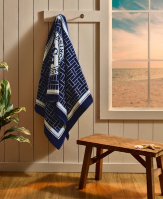 Lacoste Home - Geo Badge Cotton Beach Towel