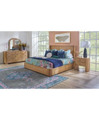 Furniture - Nordic 3 Pc. King Panel Storage Set (Bed, Dresser & Nightstand)