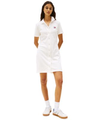 Tommy Jeans - Women's Mini Short-Sleeve Polo Dress