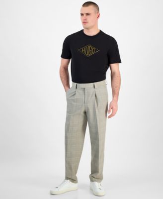 Hugo Boss - Men's Theodor Slim-Fit Plaid Pleated Pants