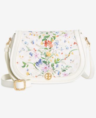 Giani Bernini - Floral Small Saddle Crossbody