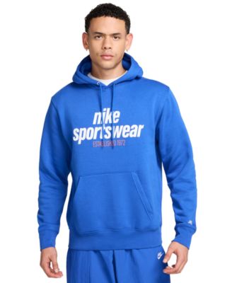 Nike - Men's Fleece Long Sleeve Logo Graphic Hoodie