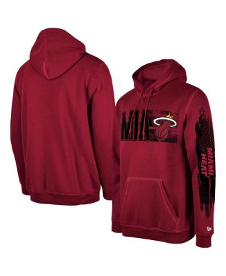 New Era - Men's Miami Heat Red Tip-Off Collection Pullover Hoodie
