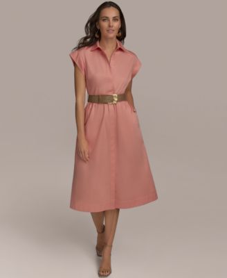 Donna Karan New York - Women's Belted Shirtdress