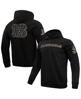 Pro Standard - Men's Black Cincinnati Bengals Classic Chenille Pullover Hoodie