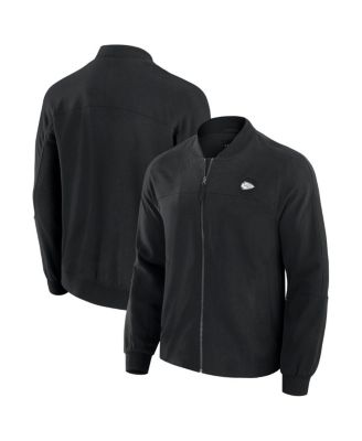 J. Palmer - Men's Black Kansas City Chiefs Lightweight Cover-4 Tri-Blend Full-Zip Jacket