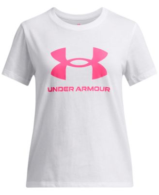 Under Armour - Big Girls Big Logo Graphic Short-Sleeve T-Shirt