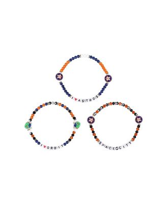 FOCO - Houston Astros Friendship Bracelet, Set of 3
