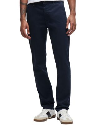 Hugo Boss - Men's Stretch-Cotton Satin Slim-Fit Chinos