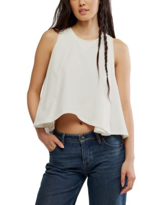 Free People - Women's Hialeah Sleeveless Cotton T-Shirt