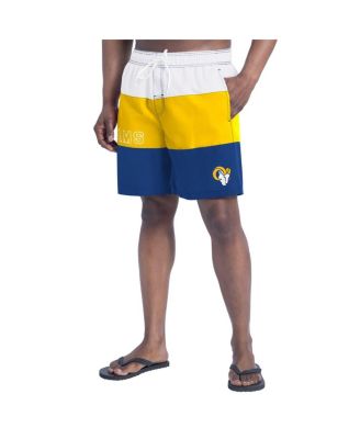 G-III Sports by Carl Banks - Men's Royal/Gold Los Angeles Rams Sunrise Volley Swim Shorts
